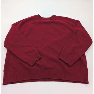 Goodthreads Lambswool Crewneck Sweater Men's Red Preppy Size 2XL Tall 2XLT